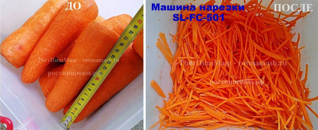 Машина нарезки моркови "по корейски" SLFC501 