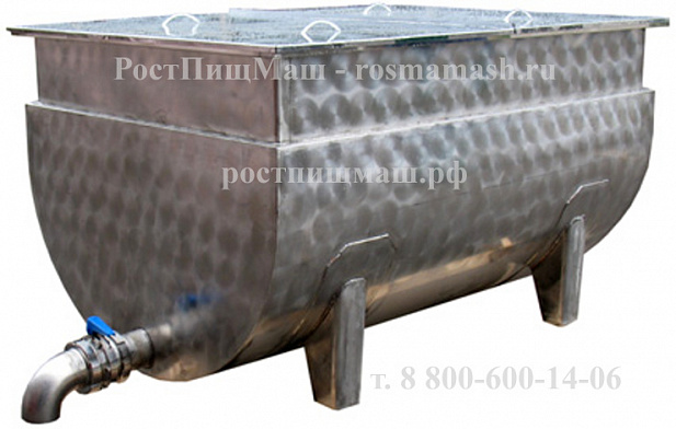 Ванна творожная ИПКС-021-1250П(Н) на 1250 литров